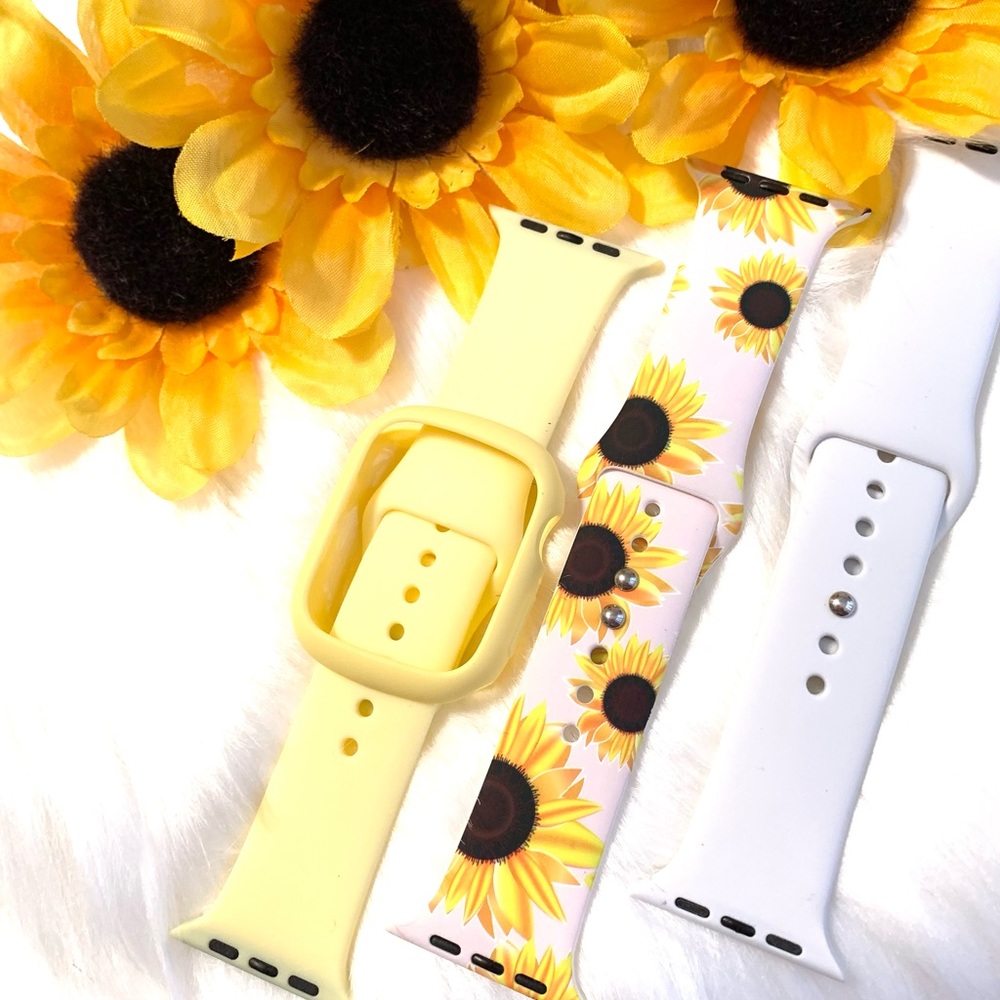 44mm 42mm 40mm 38mm Apple Watch band sunflower cse